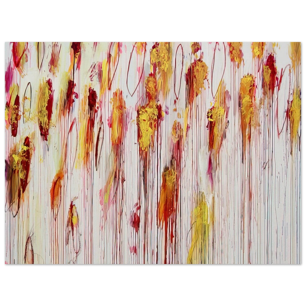 Lepanto, Part VIII by Cy Twombly poster, A0 (84.1 × 118.9 cm): This expressive composition features an expansive pale background filled with energetic marks….