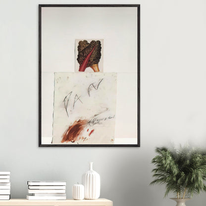 Pan by Cy Twombly, framed art print, natural imagery, abstract drawing