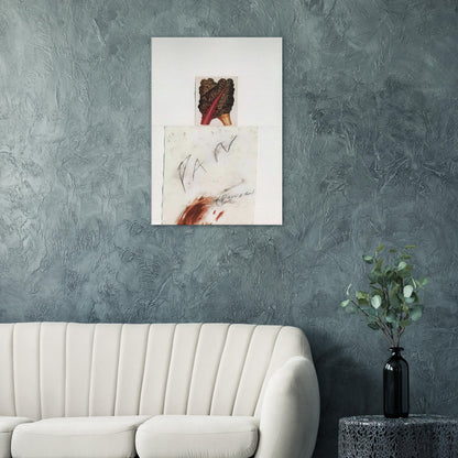 Pan by Cy Twombly, canvas print, botanical image with loose, gestural drawing and delicate marks