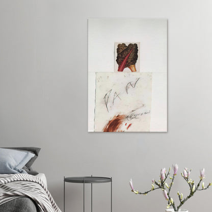 Pan by Cy Twombly, canvas print, botanical image with loose, gestural drawing and delicate marks