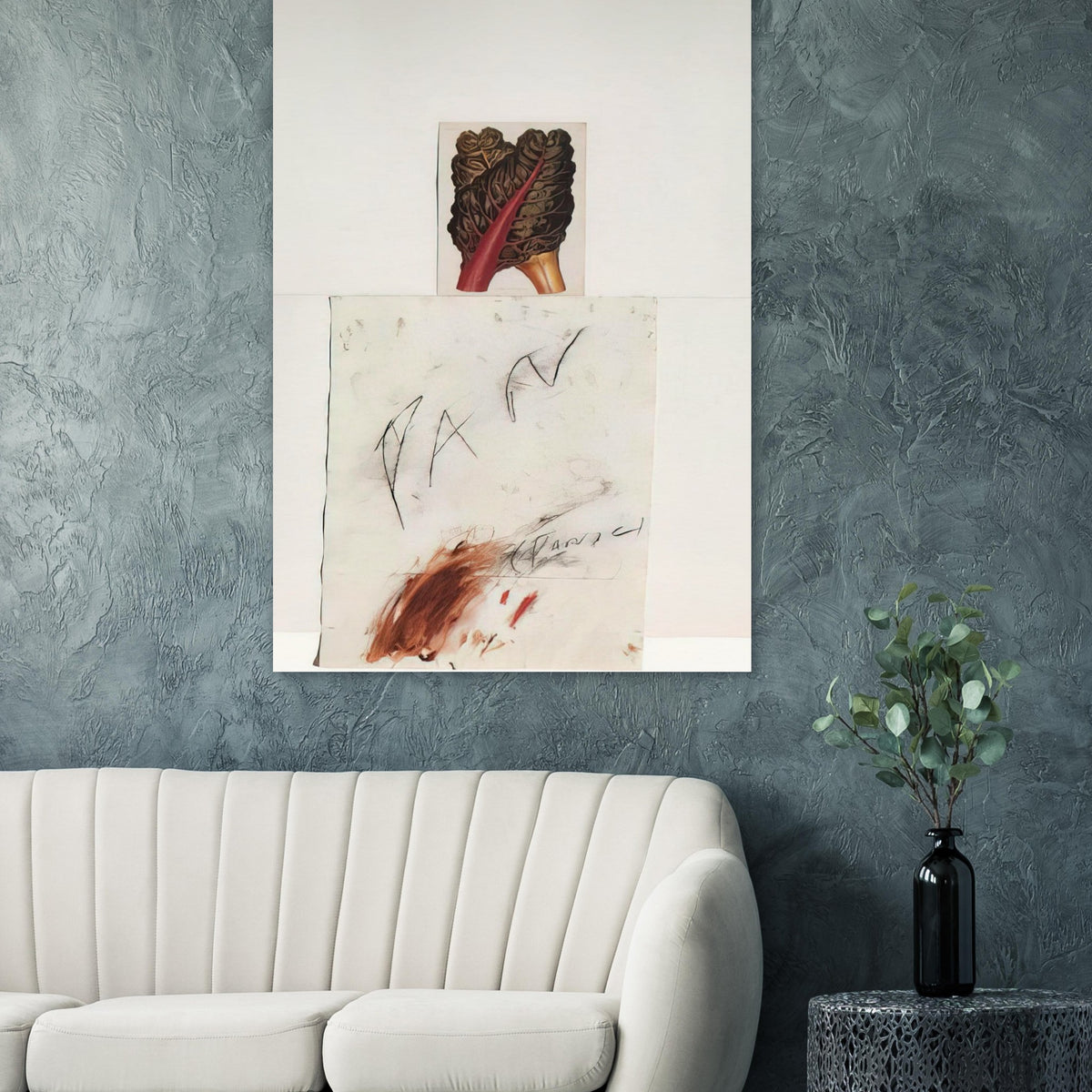 Pan by Cy Twombly, poster, abstract drawing, organic imagery