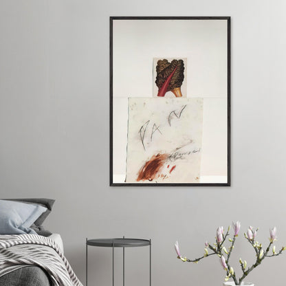 Pan by Cy Twombly, framed art print, natural imagery, abstract drawing