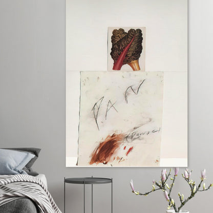 Pan by Cy Twombly, poster, abstract drawing, organic imagery
