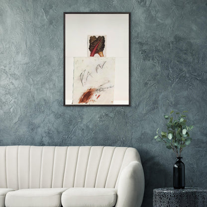 Pan by Cy Twombly, framed art print, natural imagery, abstract drawing